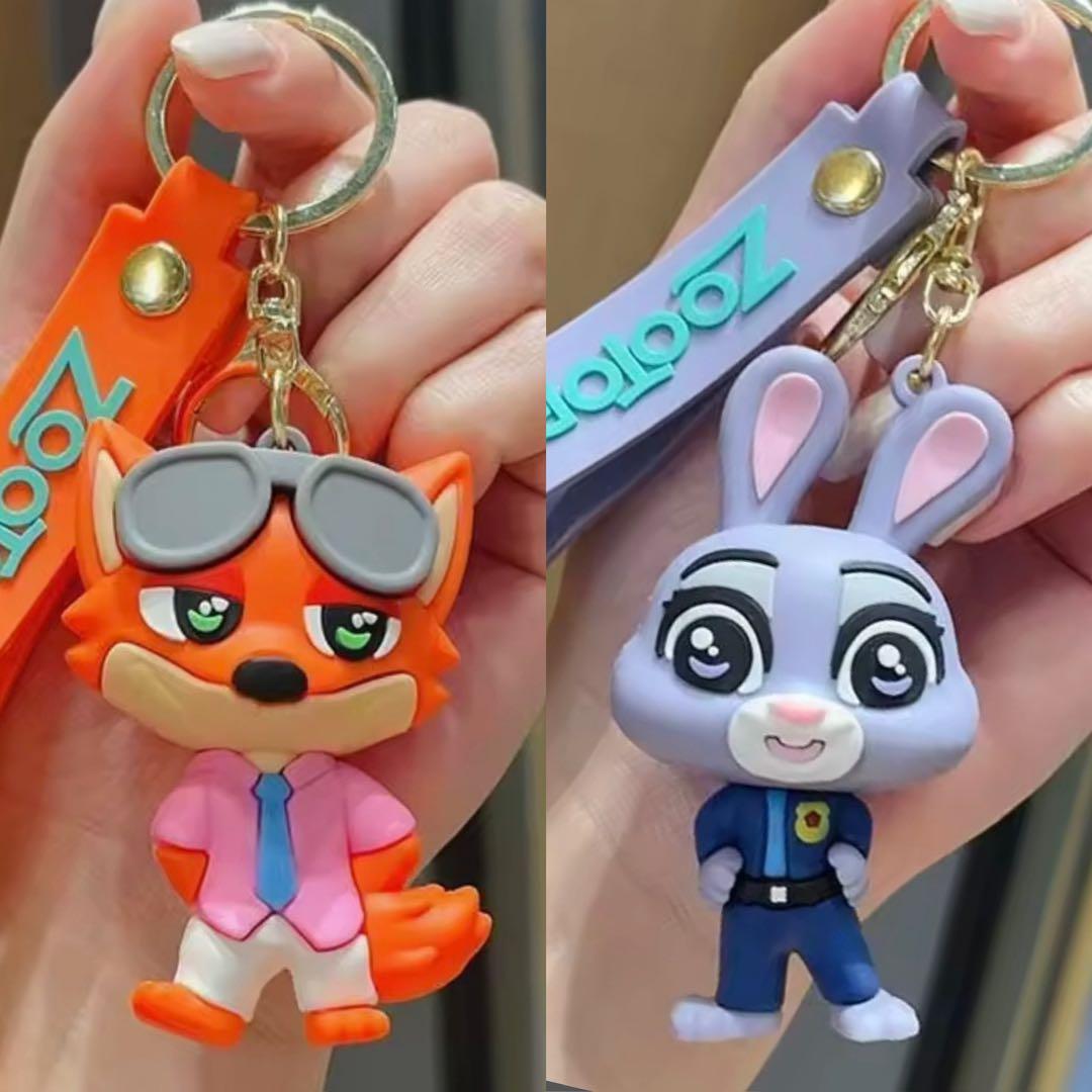 Disney❣️ズートピア2 ニック＆ジュディ キーホルダー ストラップ
