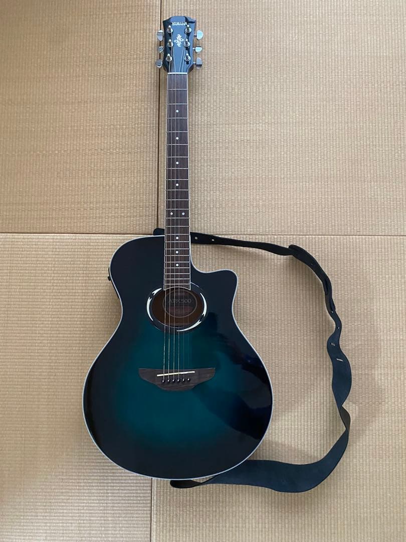 【希少・美品】初代 YAMAHA APX500 Yamaha APX500 Thinline Acoustic-Electric Cutaway Black | Guitar Center