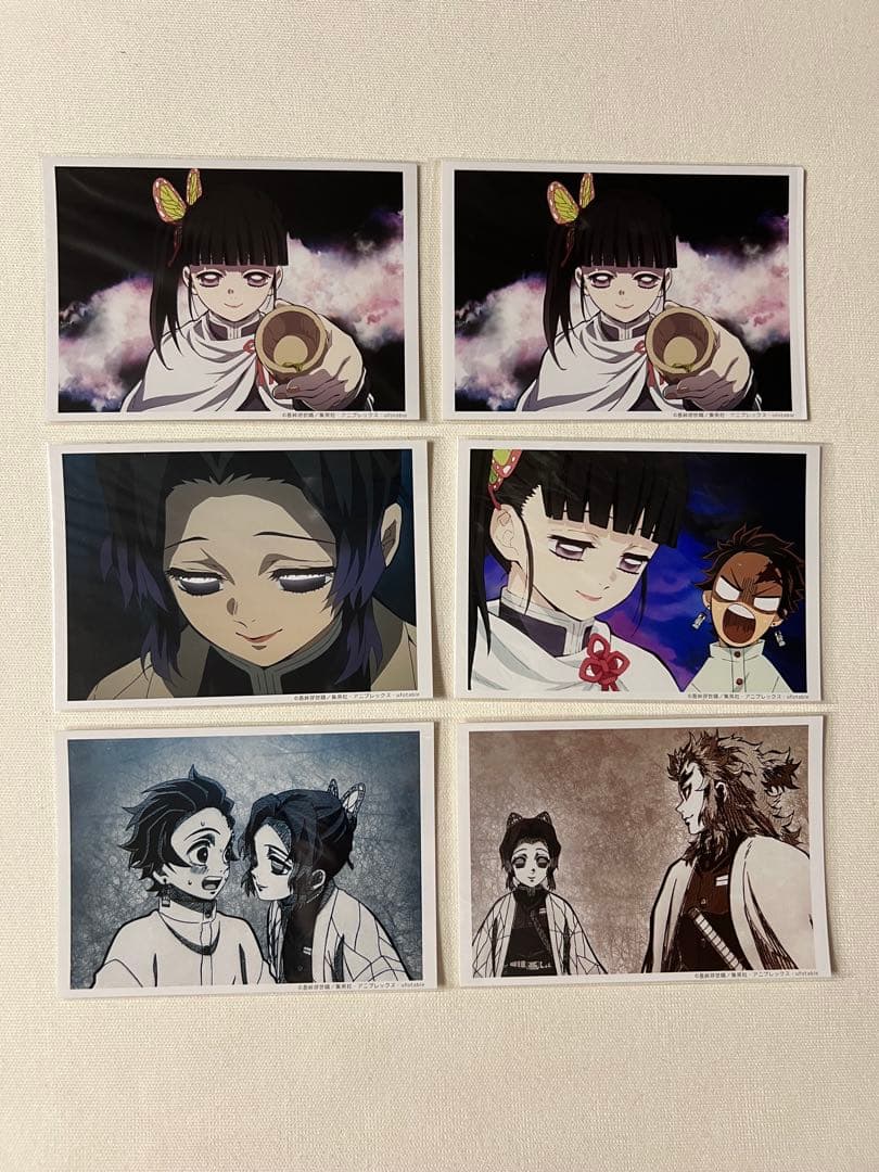 鬼滅の刃　場面写　ブロマイド　カナヲ　しのぶ　煉獄