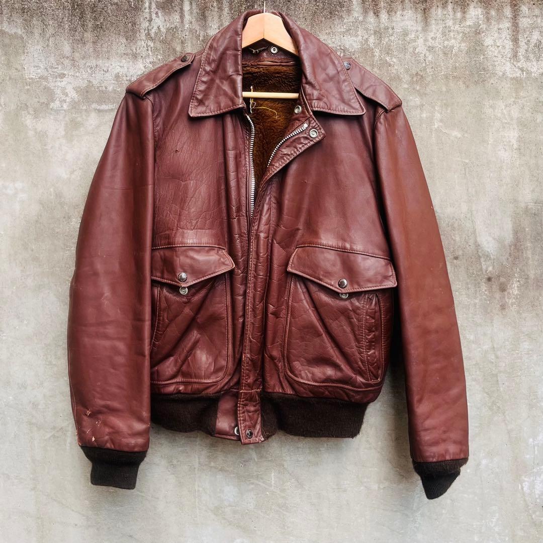 Schott レザーフライトジャケットジャケット 本革 g-1 a-2 40