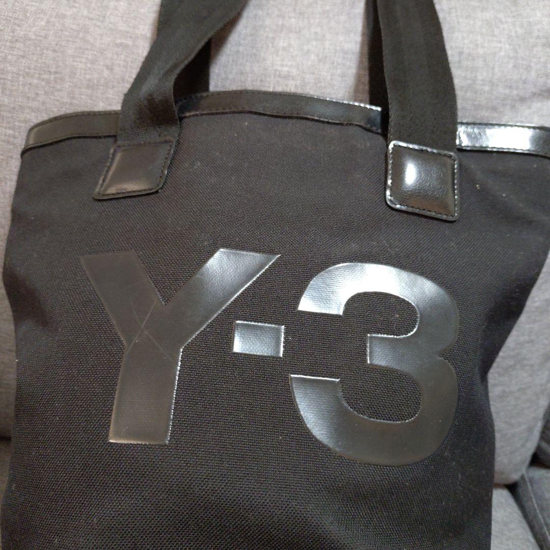 Y-3✕アディダス トートバッグ バケツ型 黒 キャンバスレザー ワイスリー