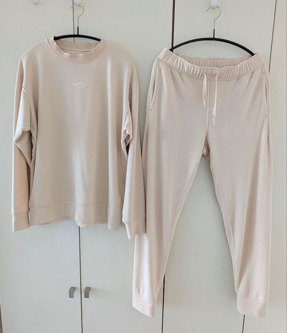 【美品】TENTIAL BAKUNE バクネ スウェット上下セット Mサイズ BAKUNE スウェット メンズ / 上下セット（長袖クルーネックシャツ