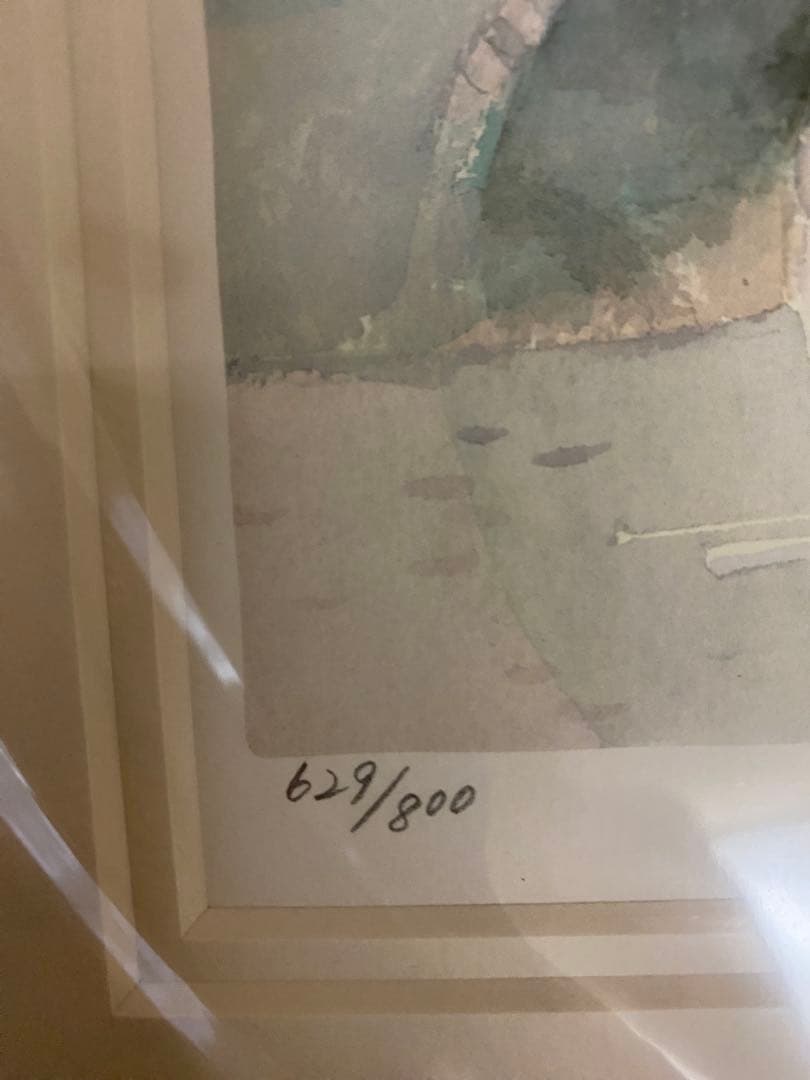 安野光雅「ポンテ・ベッキョ(イタリア)」ダイヤモンドスクリーニング