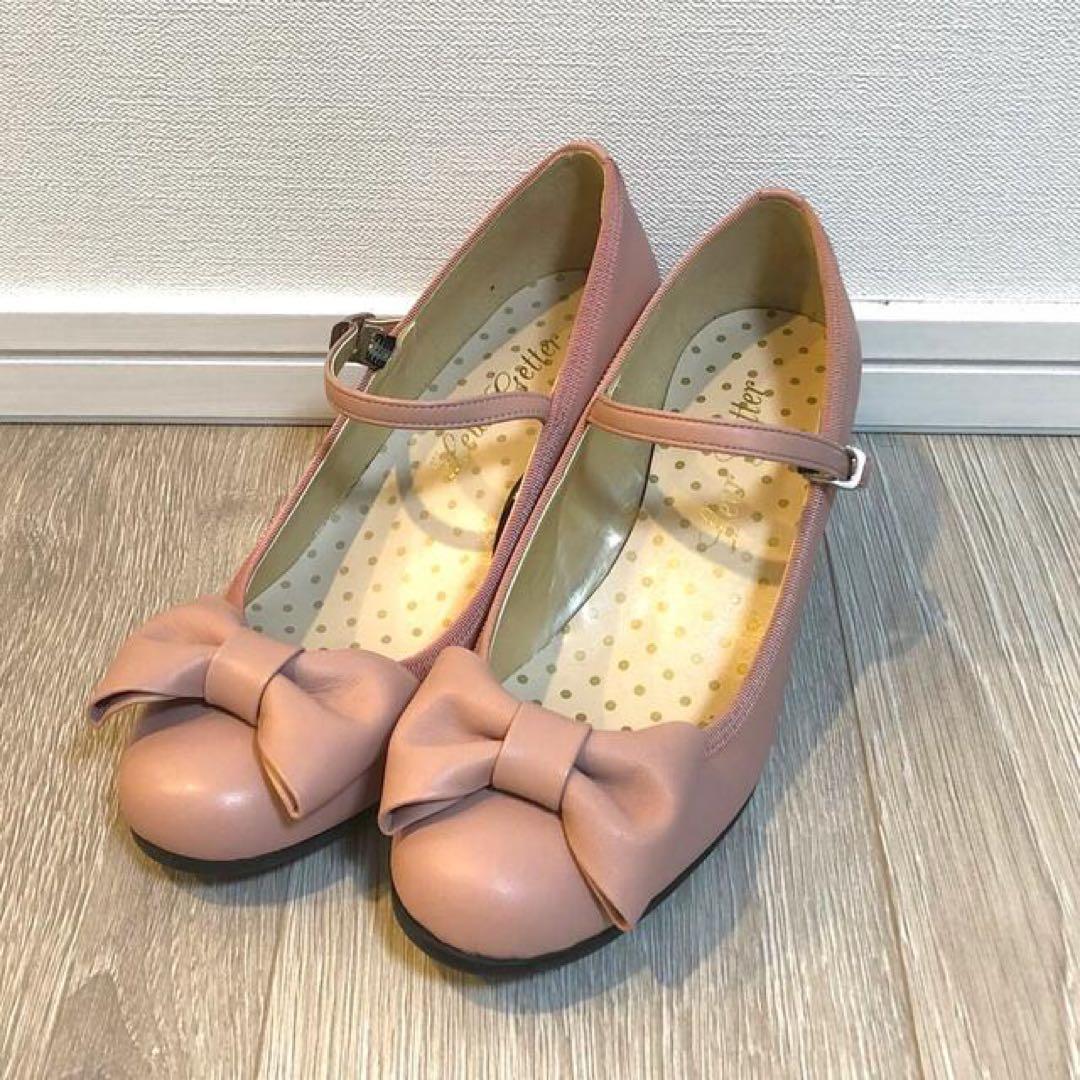 leur getter リボン シューズ