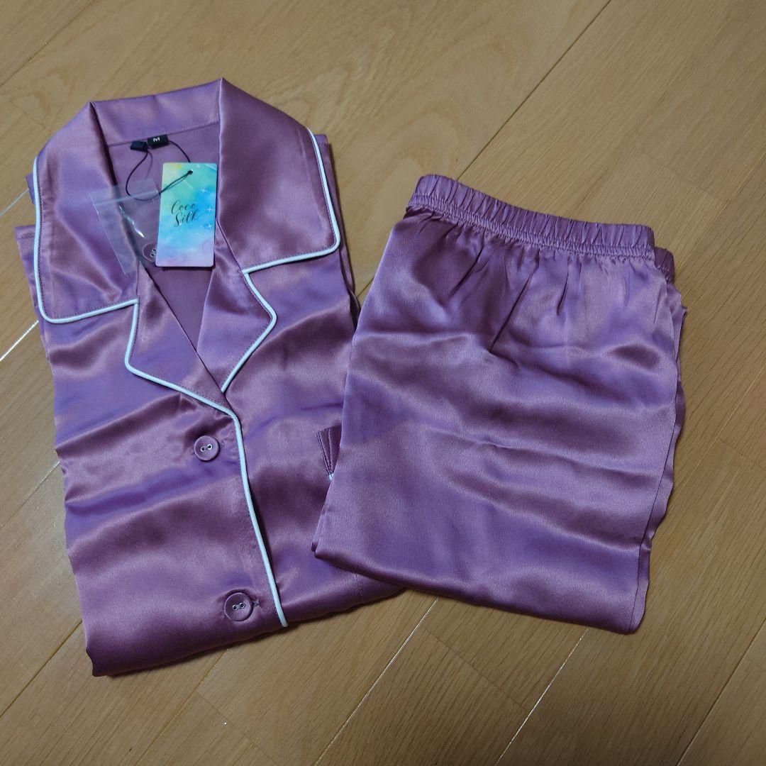Coco Silk シルクパジャマ Mサイズ 上下セット