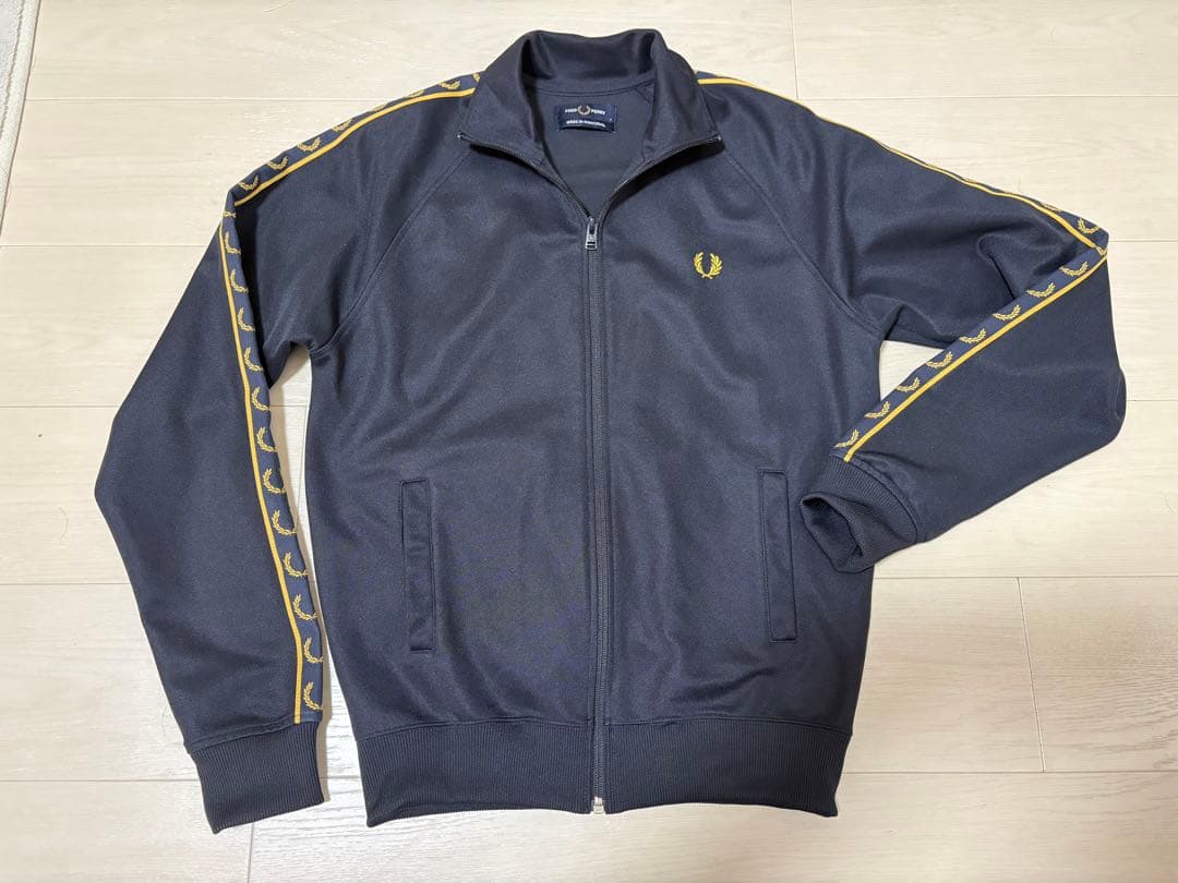 フレッドペリー/トラックジャケット/ネイビー✖️イエロー/Sサイズ