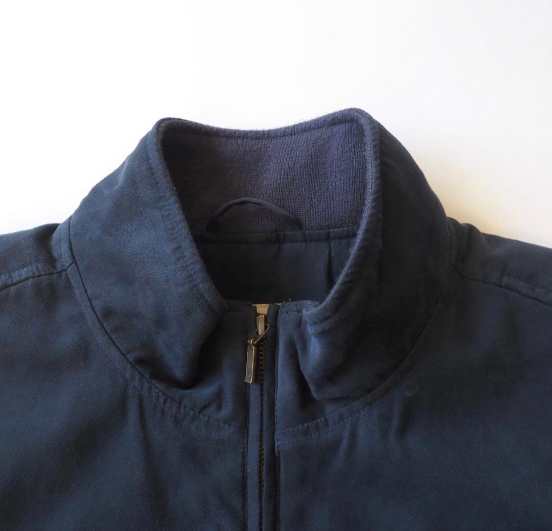 さ*つ様 エルエルビーン スイングトップ スエード ネイビー 裏地