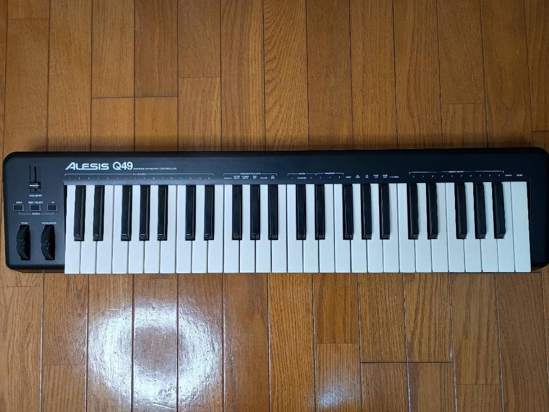 キーボードAlesis Q49 MIDI 音楽制作 USB接続