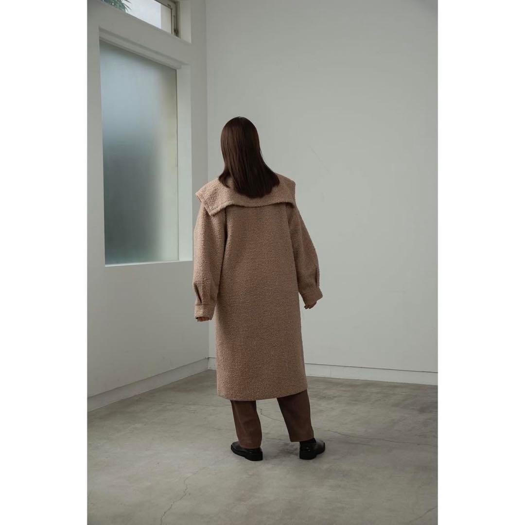 amiur big collar boa duffle coat - メルカリ