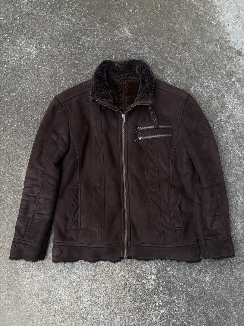 2000's archive mouton jacket - メルカリ