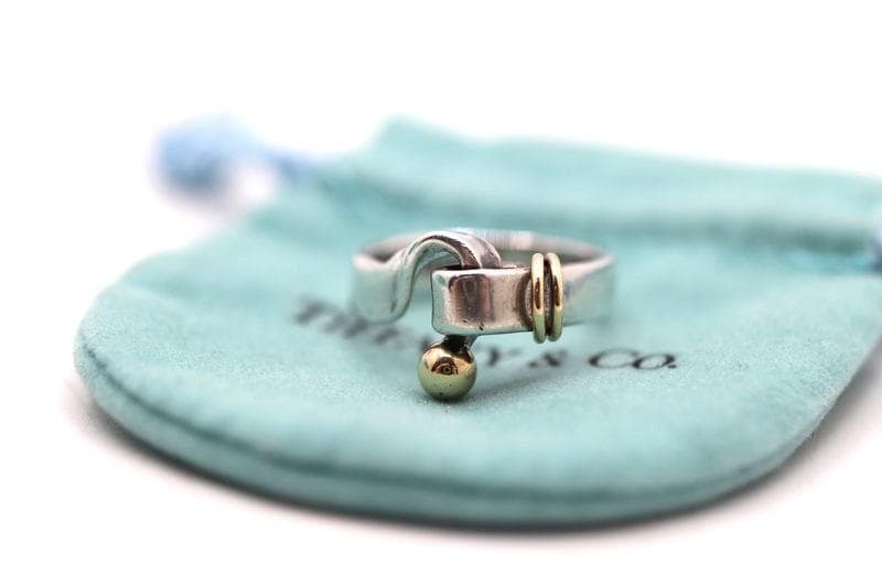 TIFFANY＆Co. ティファニー フック＆アイ リング 指輪 750/925 - メルカリ