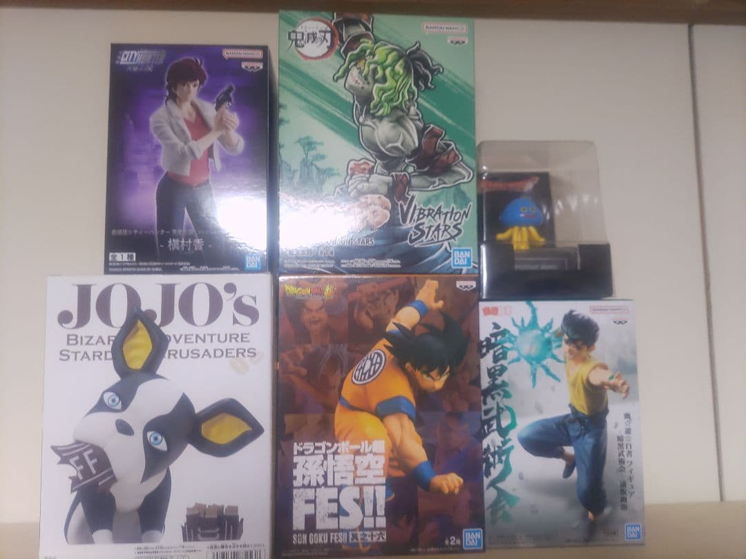 フィギュア6個セット　ドラゴンボール　ジョジョ等