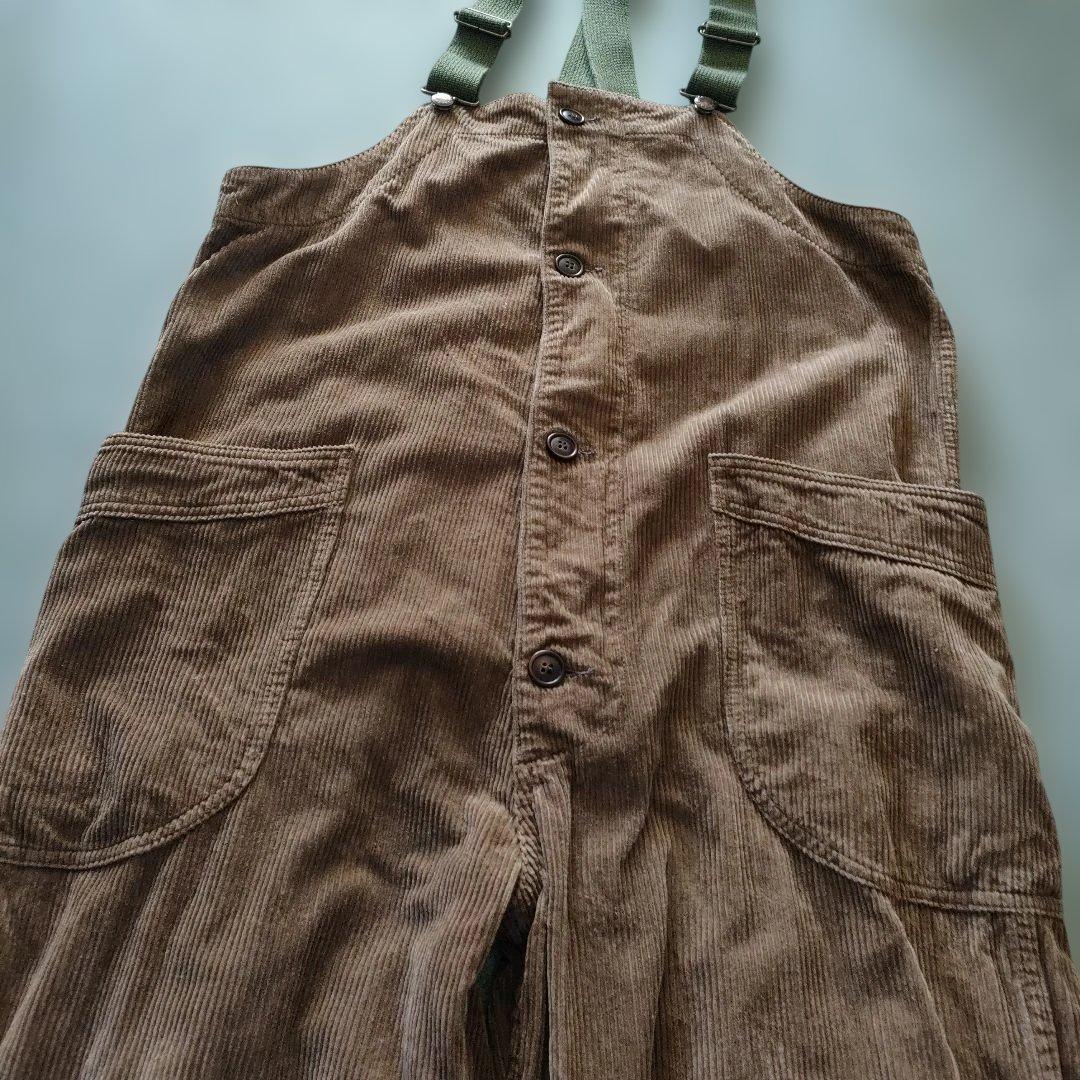 go hemp コーデュロイ オーバーオール