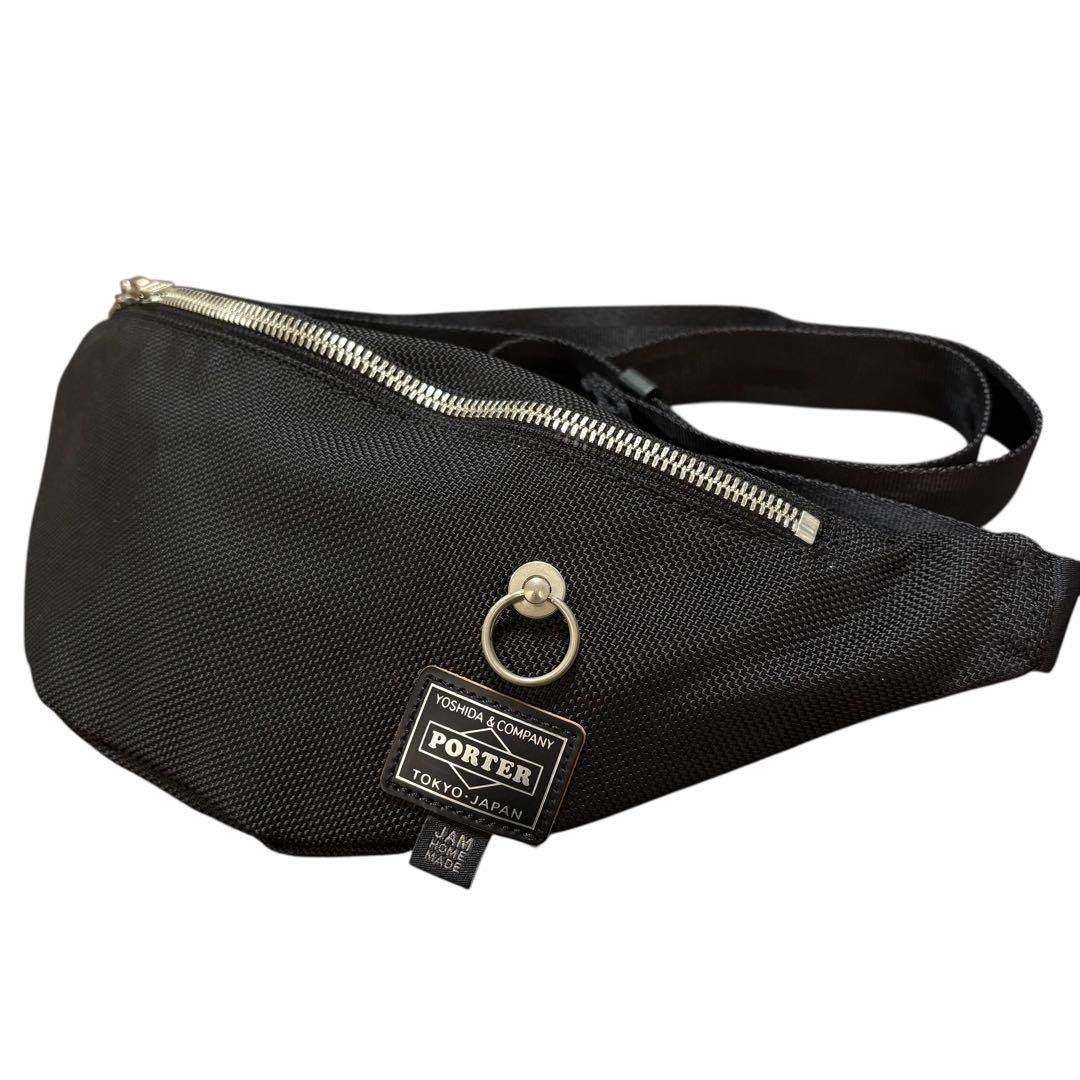 極美品 PORTER JAM  MADE ボディバッグ ウエストバッグ