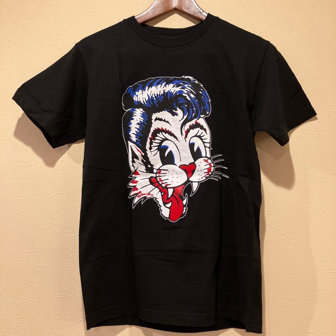 STRAY CATS Tシャツ 黒 サイズS 2003年夏復活版　※正規商品