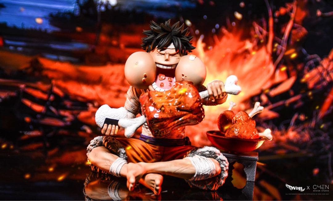 ONE PIECE ワンピース ルフィ【食事】 フィギュア ガレージキット