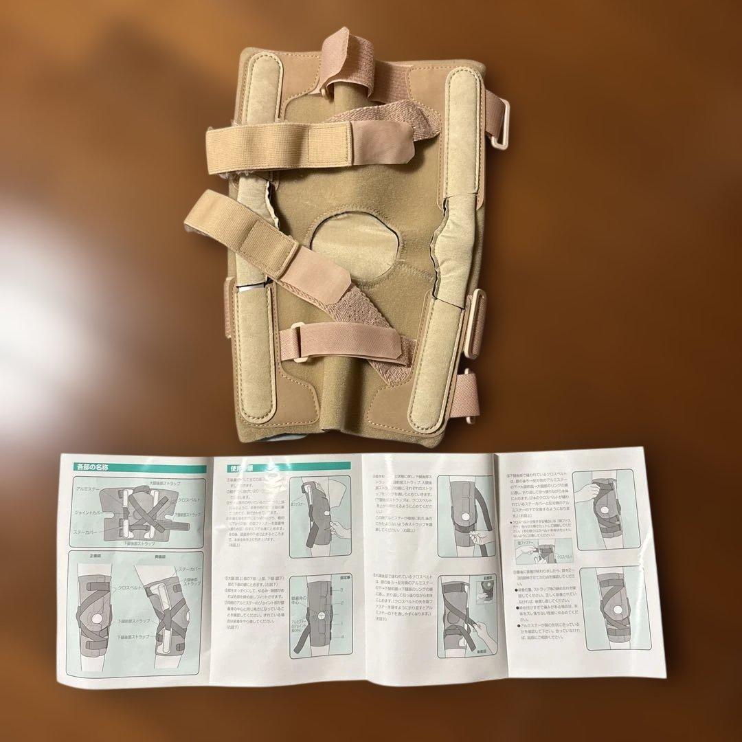 【医療用】KNEEGRIP-MCL & KNEECARE-MCL サポーター右足