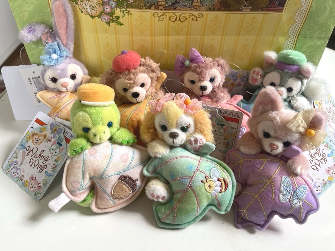 【セット販売】ダッフィー&フレンズ　ウィッシングウィング　ぬいぐるみチャーム 楽天市場】ダッフィー ぬいぐるみ チャーム ウィッシング・ウィングス