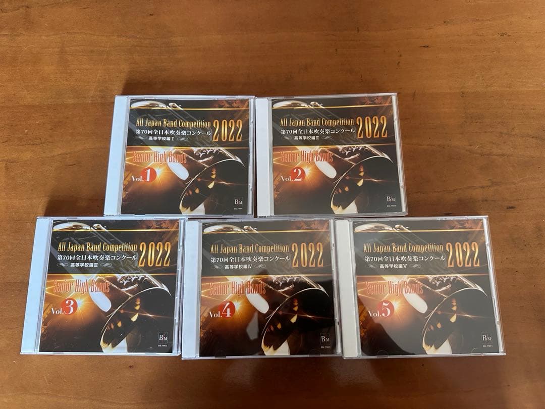 2022年全日本吹奏楽コンクールCD（高等学校の部）