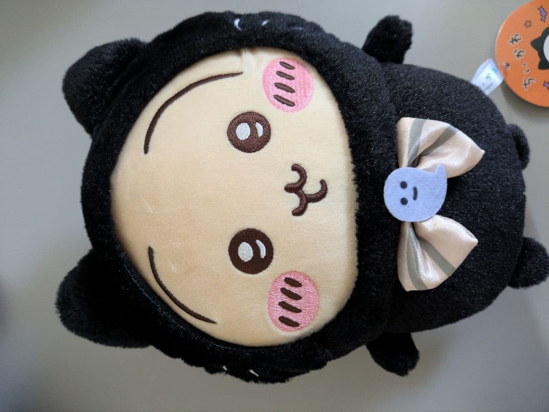黒猫のぬいぐるみ ちいかわ ハチワレ うさぎ ハロウィン 3点セット
