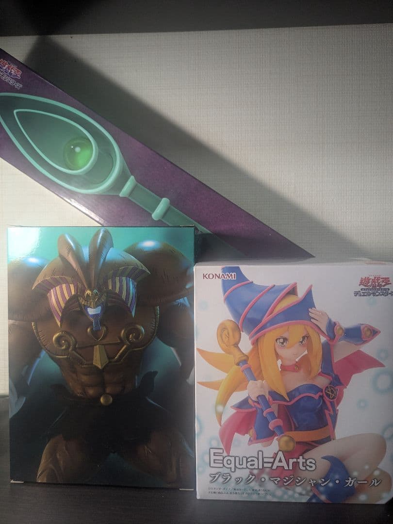 遊戯王ブラックマジシャンガール&マジシャンの杖&封印されしエグゾディア3点セット