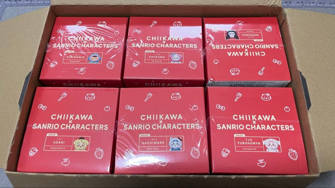 ちいかわ×サンリオ キャラクターズ　きらめっこ　kiramekko 6種　コンプ