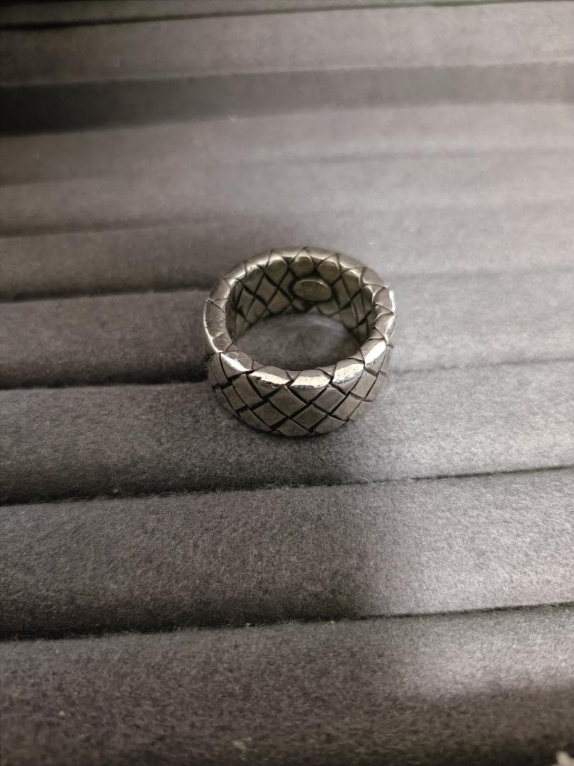 Bottega Venetaボッテガヴェネタ イントレチャート リング 約24号