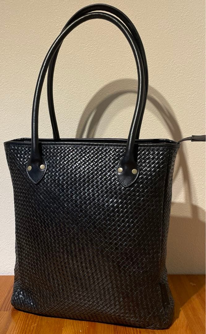 本革ゴート✖︎カーフレザー イントレチャートトート 本革 トートバッグ 通勤 メンズ おしゃれ イントレチャート ビジネス