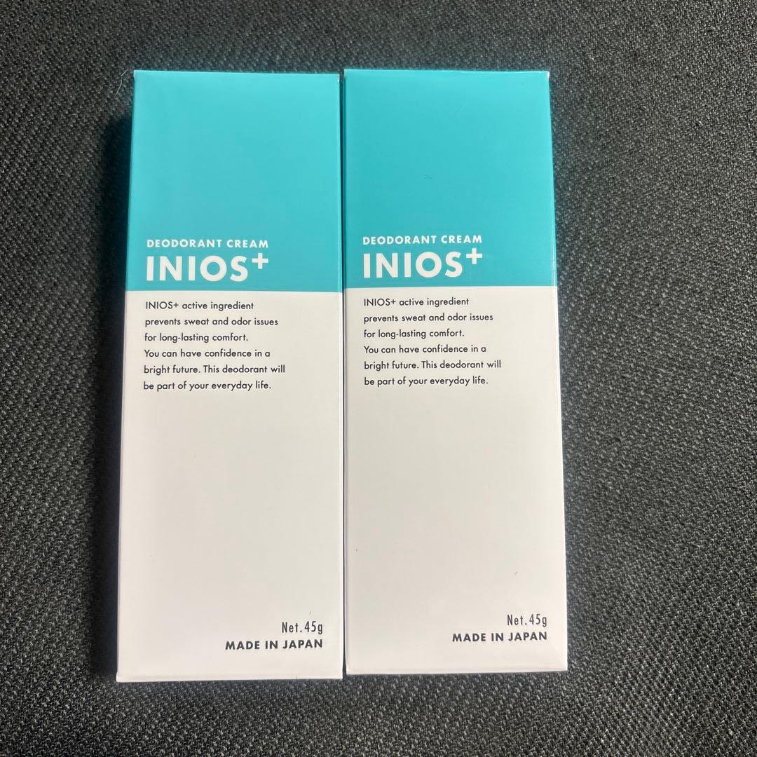 【新品未開封】INIOS+ イニオスプラス　デオドラントクリーム45g2本セット