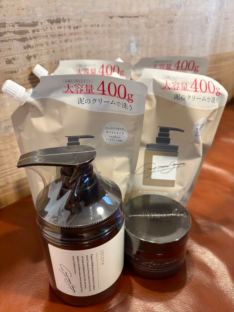 cocone 本体1+詰め替え4個+ヘアパック
