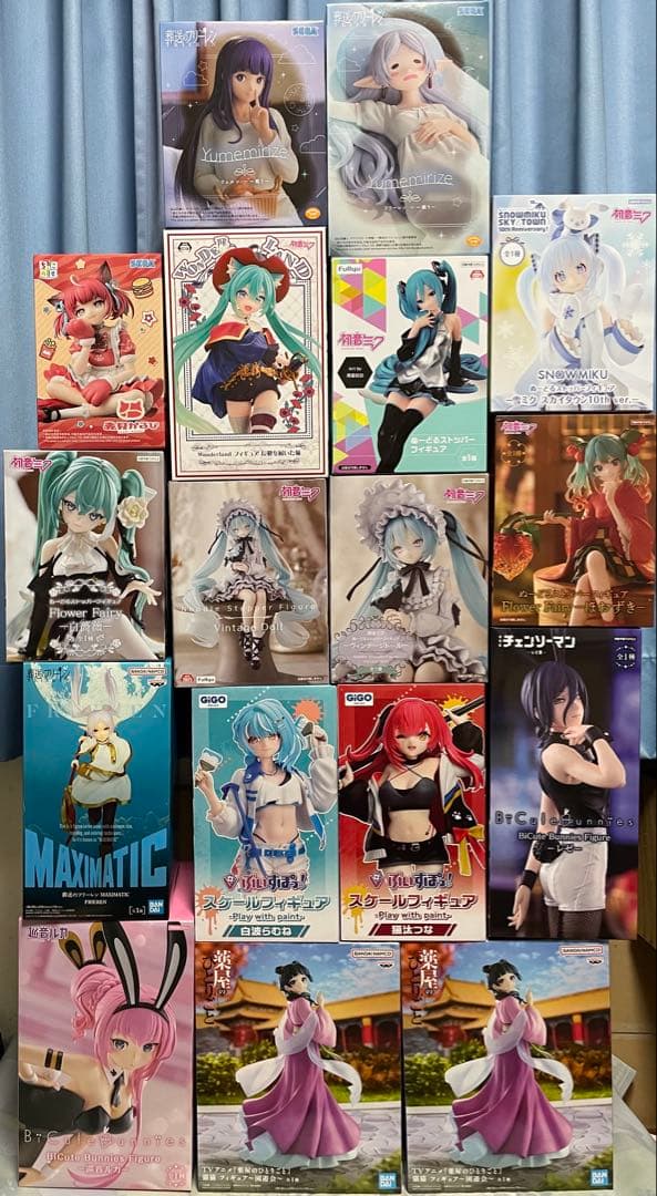美少女プライズフィギュア　初音ミク　レゼ　猫猫　フリーレン　ぶいすぽ　まとめ売り 未開封 プライズフィギュア まとめ売り 17点 葬送のフリーレン 初音