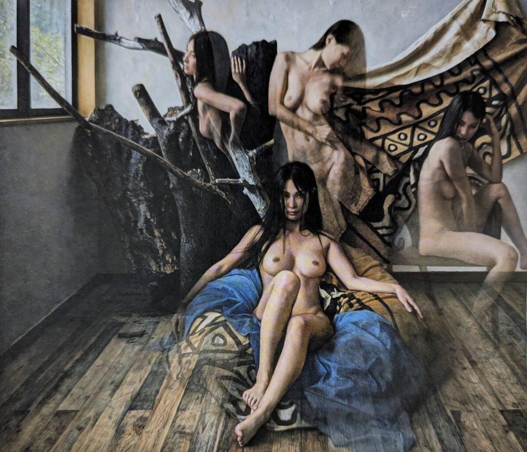 小尾修、「時の肖像」、希少画集・額装画、日本製・新品額縁にて額装致します