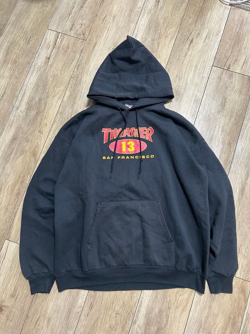90s THRASHER Hanesボディ　パーカー