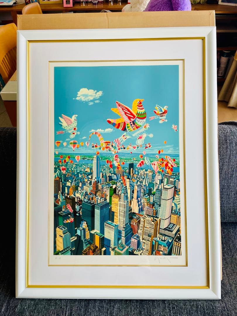 ヒロヤマガタ　ベリースペシャルインニューヨーク　シルクスクリーン　鑑定書　EA