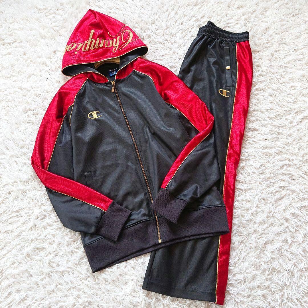 チャンピオン 魔裟斗モデル パーカー ジャージ セットアップ 大きい