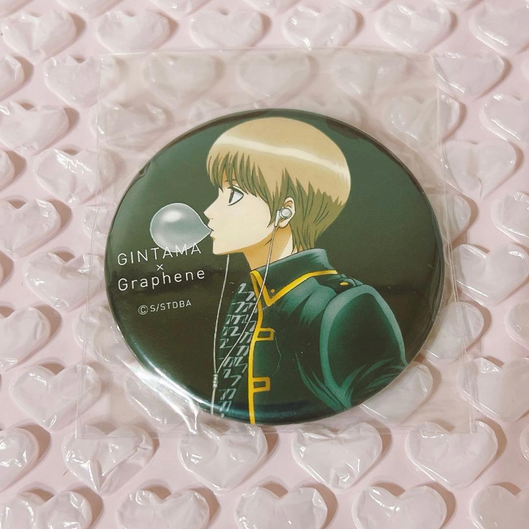 銀魂 沖田総悟 缶バッジ グラフェン