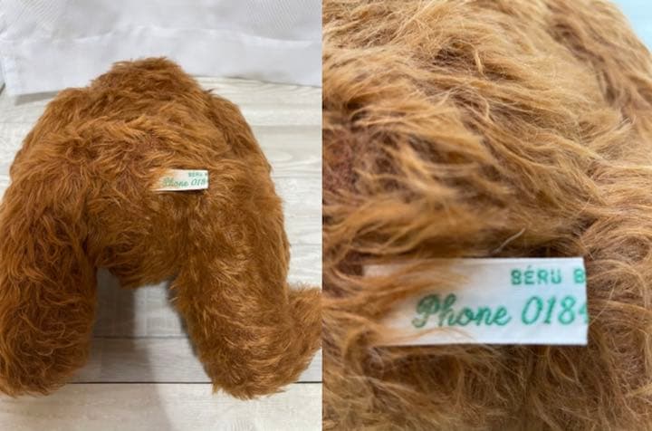 アメリカ製 アーティスト テディベア ヴィンテージ ジャーマンモヘア