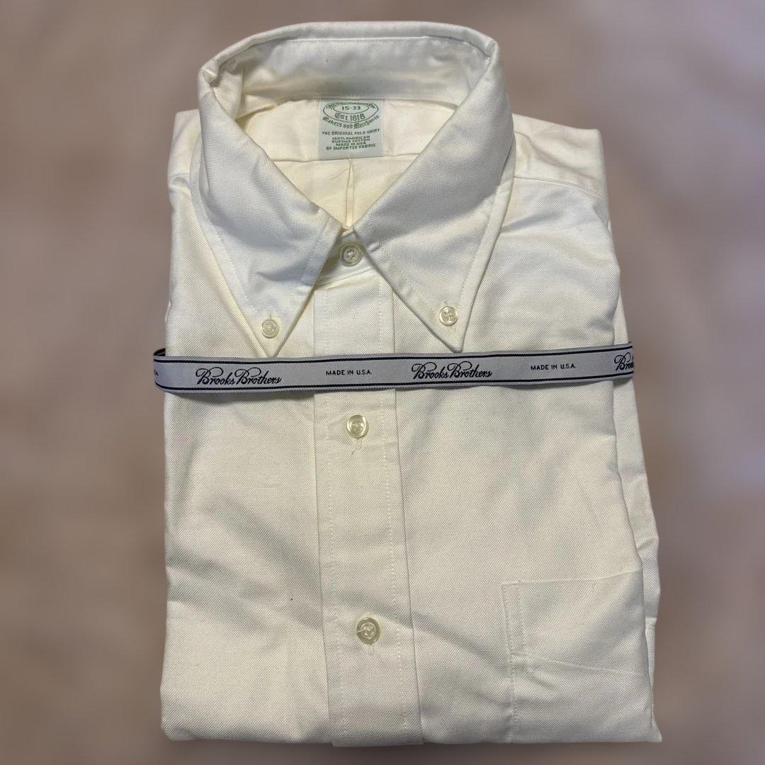 ブルックスブラザーズ　ポロカラーシャツ　デッドストック USA製