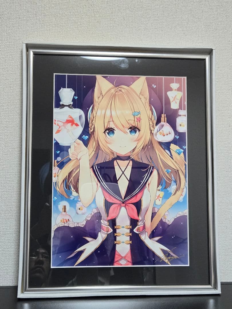 necomi 複製原画　だいすきを、飾りたい。　直筆サイン　necömi Yahoo!オークション - 希少 necomi 「だいすきが 溢れ出す 」 直筆サイ