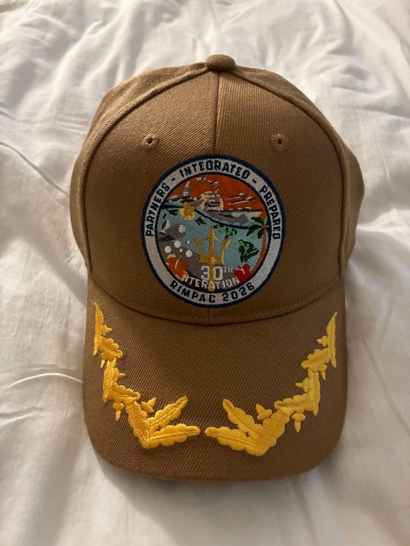 米海軍　2026 RIMPAC 帽子　モール付き