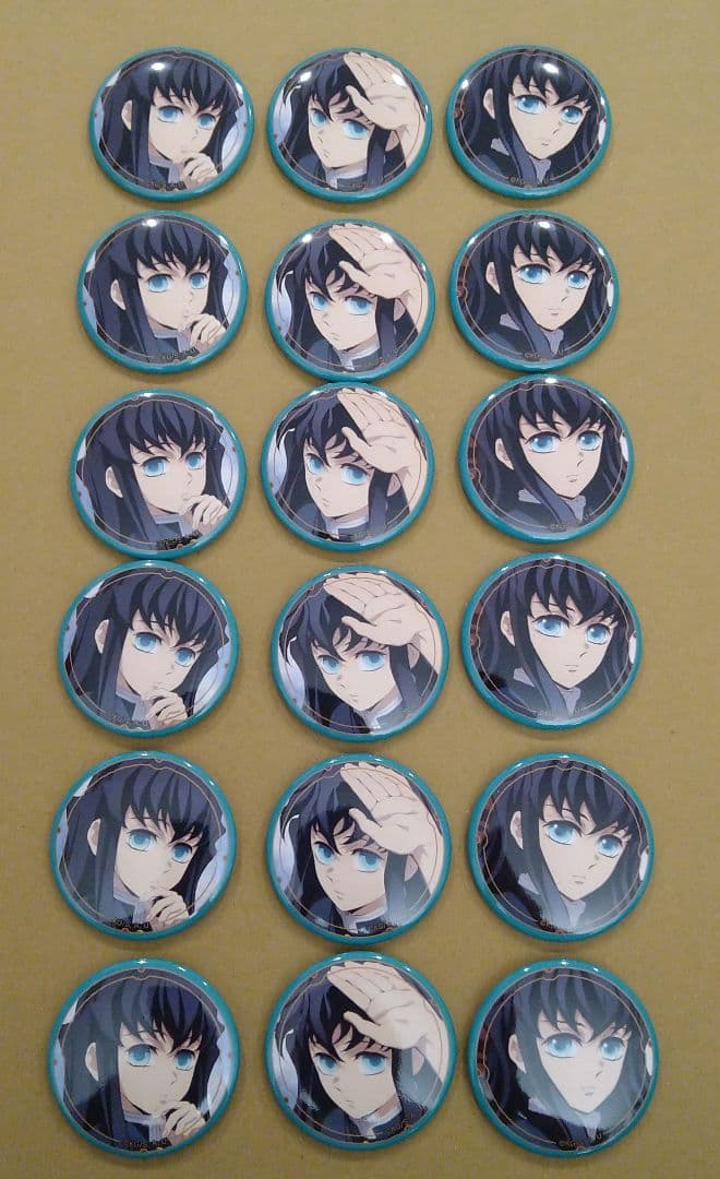 時透無一郎　鬼滅の刃　推し隊士　缶バッジ　匿名配送　まとめ売り