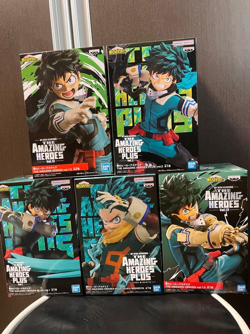 AMAZING HEROES PLUS 緑谷出久 5体セット