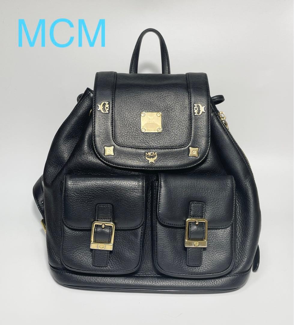 MCM エムシーエム　バックパック　リュックサック 鞄　レザー エムシーエム Mode Creation Munich(MCM) バッグ リュックサック