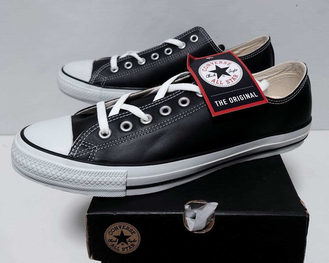 未使用デッドストック✨コンバース レザー OX スニーカー 30cm