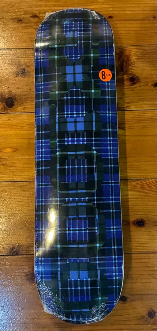 gx1000 タータンチェック柄 8インチ スケートボードデッキ
