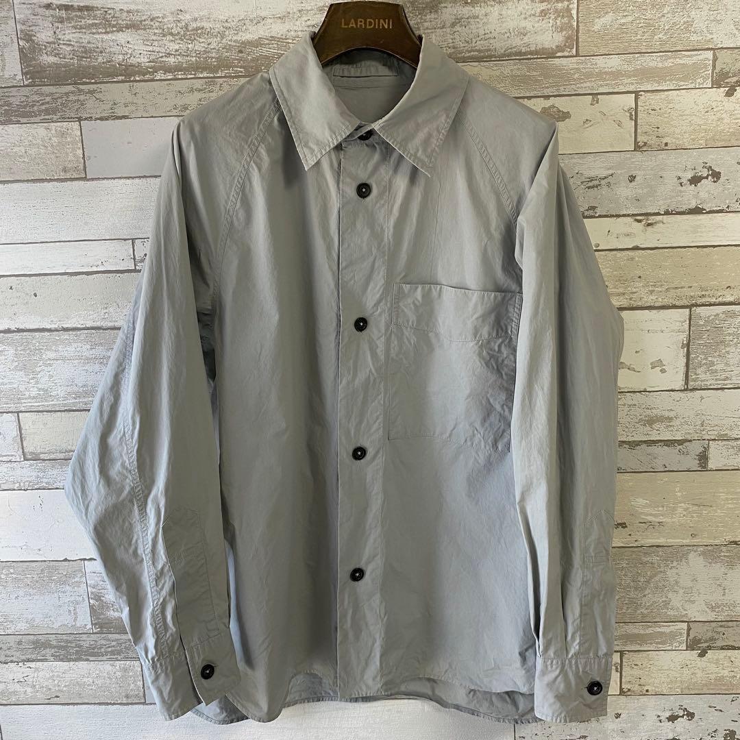 MARGARET HOWELL イギリス製 23SS コットンポプリンシャツ S