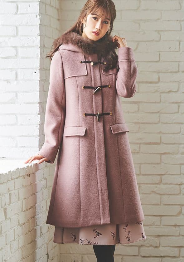 新品レッセパッセ / ダッフルコート ピンク