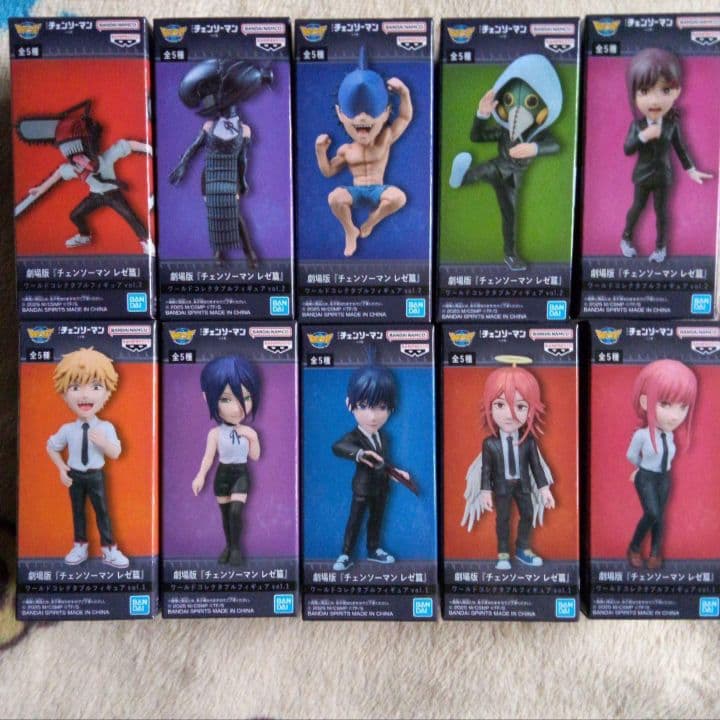 チェンソーマン　ワールドコレクタブルフィギュア　全10種　レゼ編
