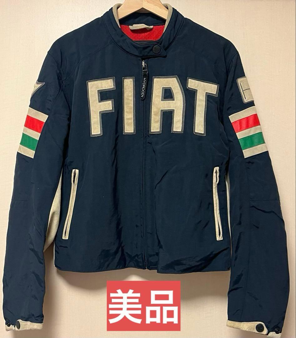 ハイドロゲン　ライダースジャケット FIAT ネイビー 46 楽天市場】値下げ ハイドロゲンXフィアット ジャケット HYDROGEN×FIAT