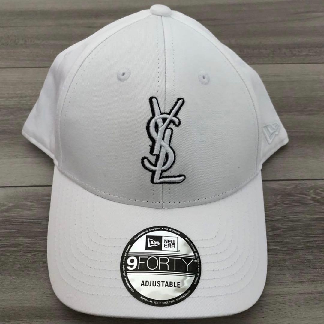 YSL モノグラムキャップ ニューエラ YSL モノグラム キャップ ブラック | Saint Laurent | YSL